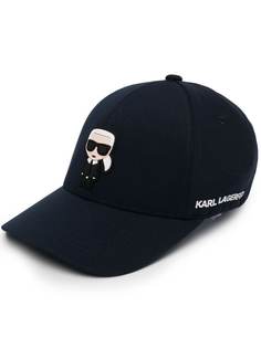 Karl Lagerfeld бейсболка K/Ikonic с нашивкой