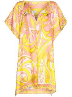 Emilio Pucci пончо Tropicana с короткими рукавами
