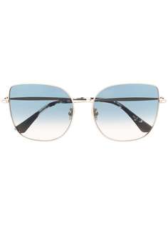 Jimmy Choo Eyewear солнцезащитные очки Fanny в массивной оправе