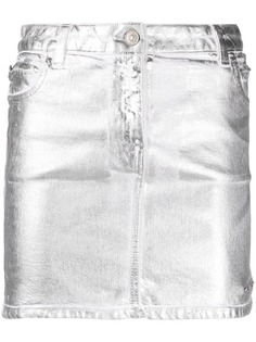 1017 ALYX 9SM юбка мини с эффектом металлик