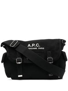 A.P.C. сумка на плечо с логотипом