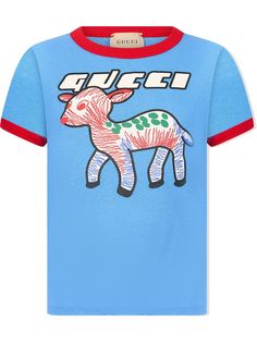 Gucci Kids футболка с принтом