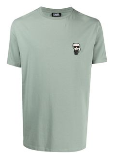 Karl Lagerfeld футболка Ikonik с аппликацией логотипа