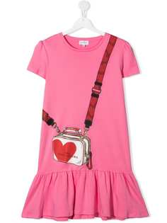 The Marc Jacobs Kids платье-футболка с принтом