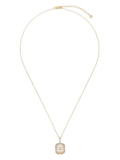 Mateo колье из желтого золота с бриллиантами и кристаллами