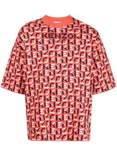 Kenzo футболка с монограммой