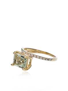 Mateo кольцо из желтого золота с бриллиантами