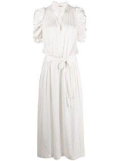 Zadig&Voltaire платье макси Ray с драпировкой