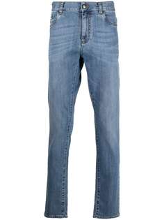 Canali прямые джинсы средней посадки