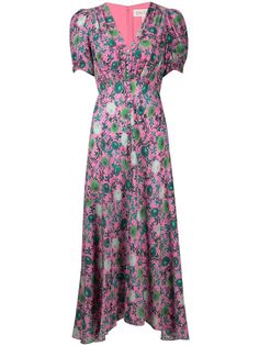 Saloni платье с цветочным принтом