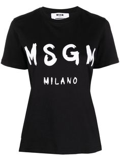 MSGM футболка с логотипом