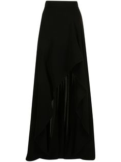 Elie Saab юбка с завышенной талией и разрезом