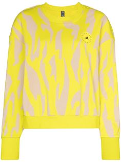 adidas by Stella McCartney толстовка с круглым вырезом и принтом