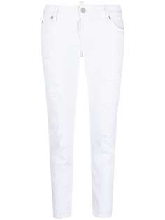 Dsquared2 джинсы скинни с эффектом потертости