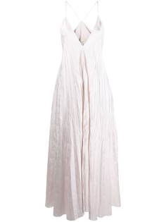 Forte Forte плиссированное платье макси