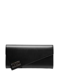 Elisabetta Franchi клатч с асимметричным клапаном