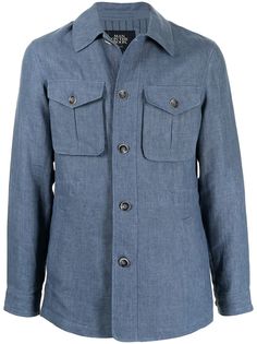 Man On The Boon. куртка-рубашка на пуговицах