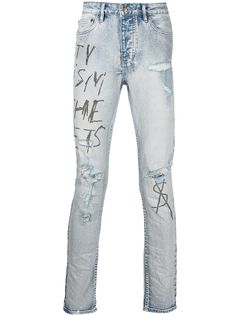 Ksubi джинсы Chitch с прорезями