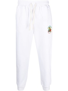 Casablanca спортивные брюки с вышитым логотипом