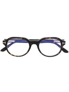 TOM FORD Eyewear очки FT5697-B в круглой оправе