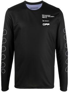 Off-White футболка Graphic с длинными рукавами