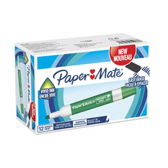 Набор маркеров для досок Paper Mate 2071063, пулевидный пишущий наконечник, зеленый