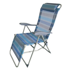 Кресло-шезлонг GREEN GLADE 3220, складная конструкция, 6,84кг, голубой
