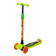 Самокат Ridex Chip детский 3-кол. оранжевый/зеленый (УТ-00018422)