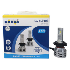 Лампа автомобильная светодиодная NARVA 18033, H7, 12/24В, 24Вт, 6500К, 2шт