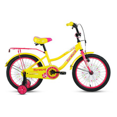 Велосипед Forward Funky 18 (2021) городской (детск.) кол.:18" желтый/фиолетовый 11кг (1BKW1K1D1028)