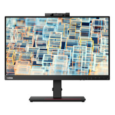 Монитор LENOVO ThinkVision T22v-20 21.5", черный [61fbmat6eu]