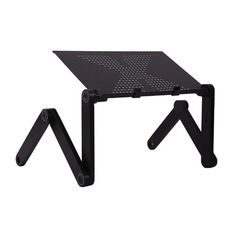 Стол для ноутбука Buro BU-807, металл, черный