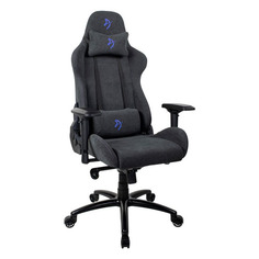 Кресло игровое AROZZI Verona Signature Soft Fabric, на колесиках, ткань, черный/синий [verona-sig-sfb-bl]