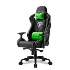 Игровое кресло Sharkoon Shark Skiller SGS4 (черно-зеленый)