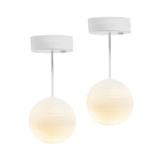 Аксессуары для домика Lundby Освещение для домика Люстра с абажуром из рисовой бумаги и настенные бра (LB_60604400)