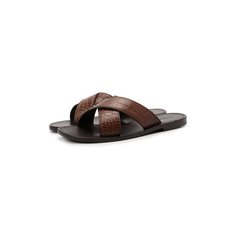 Шлепанцы из кожи аллигатора Ralph Lauren