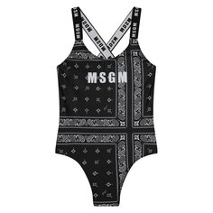 Слитный купальник MSGM kids