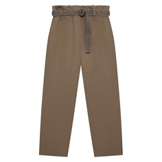 Хлопковые брюки Brunello Cucinelli