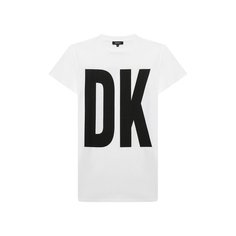 Хлопковое платье-футболка DKNY