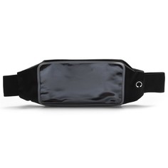 Сумка спортивная на пояс для телефона 23 см, цвет черный Onlitop