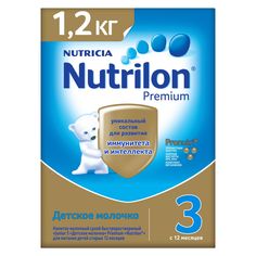 Детское молочко Nutrilon Premium 3 с 12 месяцев, 1200 г