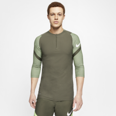 Мужская футболка для футбольного тренинга Nike VaporKnit Strike - Зеленый