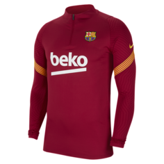 Мужская футболка для футбольного тренинга FC Barcelona Strike - Красный Nike