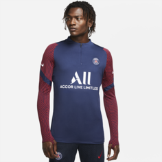 Мужская футболка для футбольного тренинга Paris Saint-Germain Strike - Синий Nike