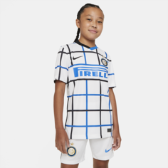 Футбольное джерси для школьников из выездной формы ФК «Интер Милан» 2020/21 Stadium - Белый Nike