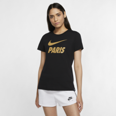 Женская игровая футболка Paris Saint-Germain - Черный Nike