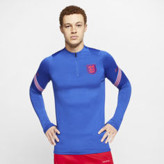 Мужская футболка для футбольного тренинга England Strike - Синий Nike