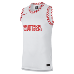 Мужская баскетбольная футболка Croatia - Белый Nike