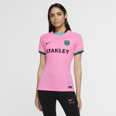 Женское футбольное джерси из третьего комплекта формы ФК «Барселона» 2020/21 Stadium - Розовый Nike