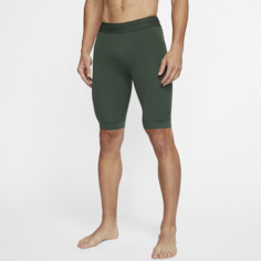 Мужские шорты из ткани Infinalon Nike Yoga Dri-FIT - Зеленый